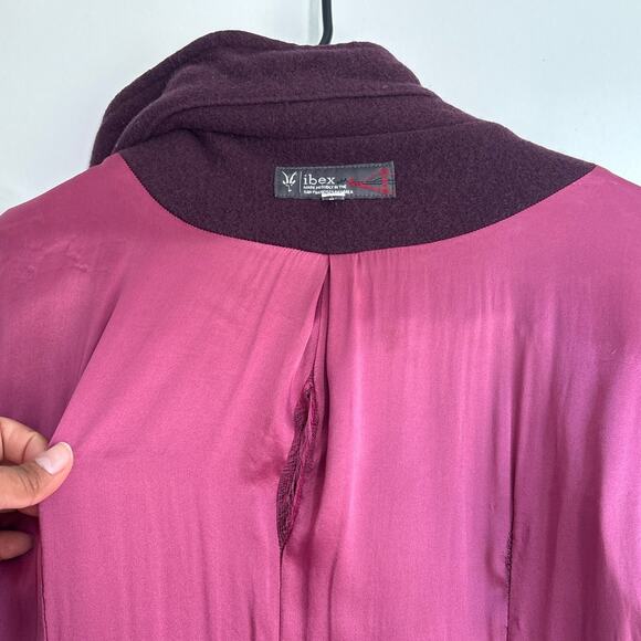 Merino Wool IBEX Lexie Full Zip Coat Winter Wool Wear Medium /Large - Picture 8 of 13